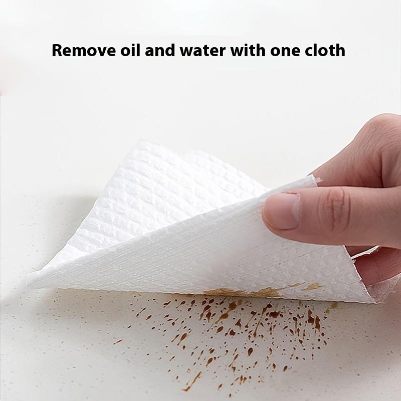 high quality500pcs of large roll reusable cleaning cloth disposable kitchen tissue, multi-purpose non- cleaning wet tissue, washable, and can be used
