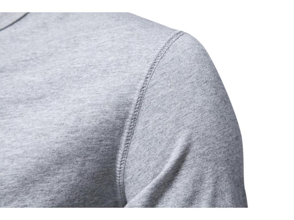 Men's Casual Short-Sleeve Henley T-Shirt: Solid Color, Loose Fit, Three-Button Collar