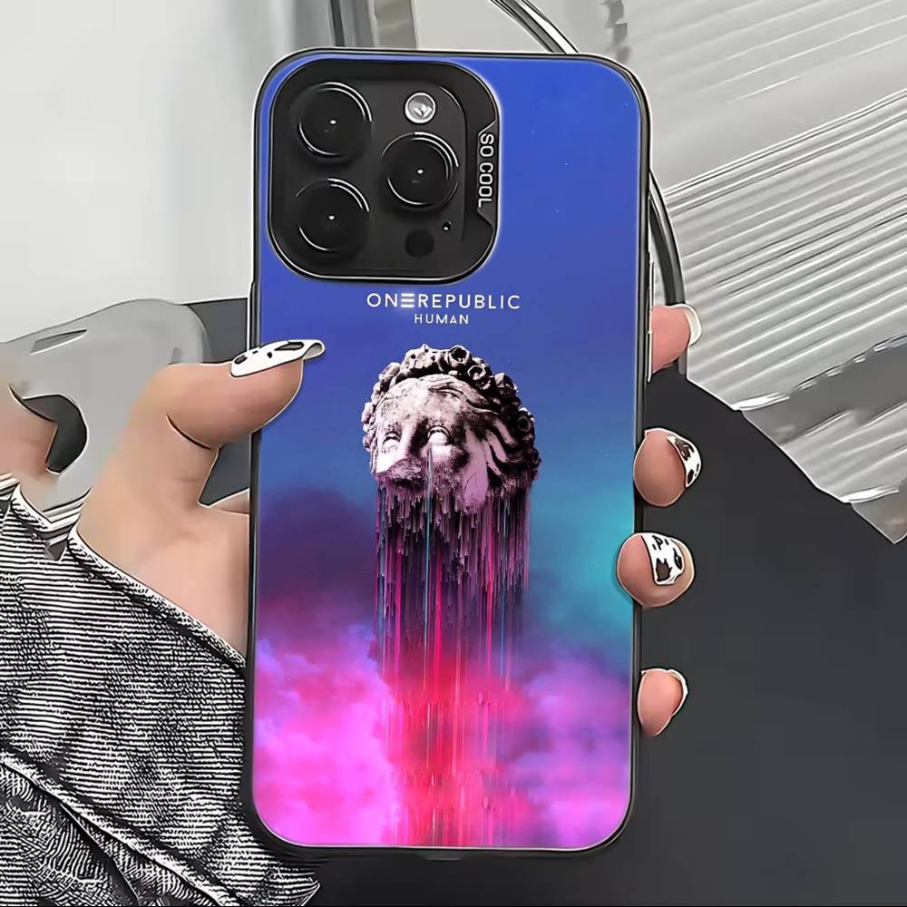 Rock B-Band OneRepublic Etui na Telefon Dla iPhone 17,16,15,14,13,12,11 Plus,Pro Max,XS,Kolorowe Posrebrzane Wewnętrzne Pokrycie