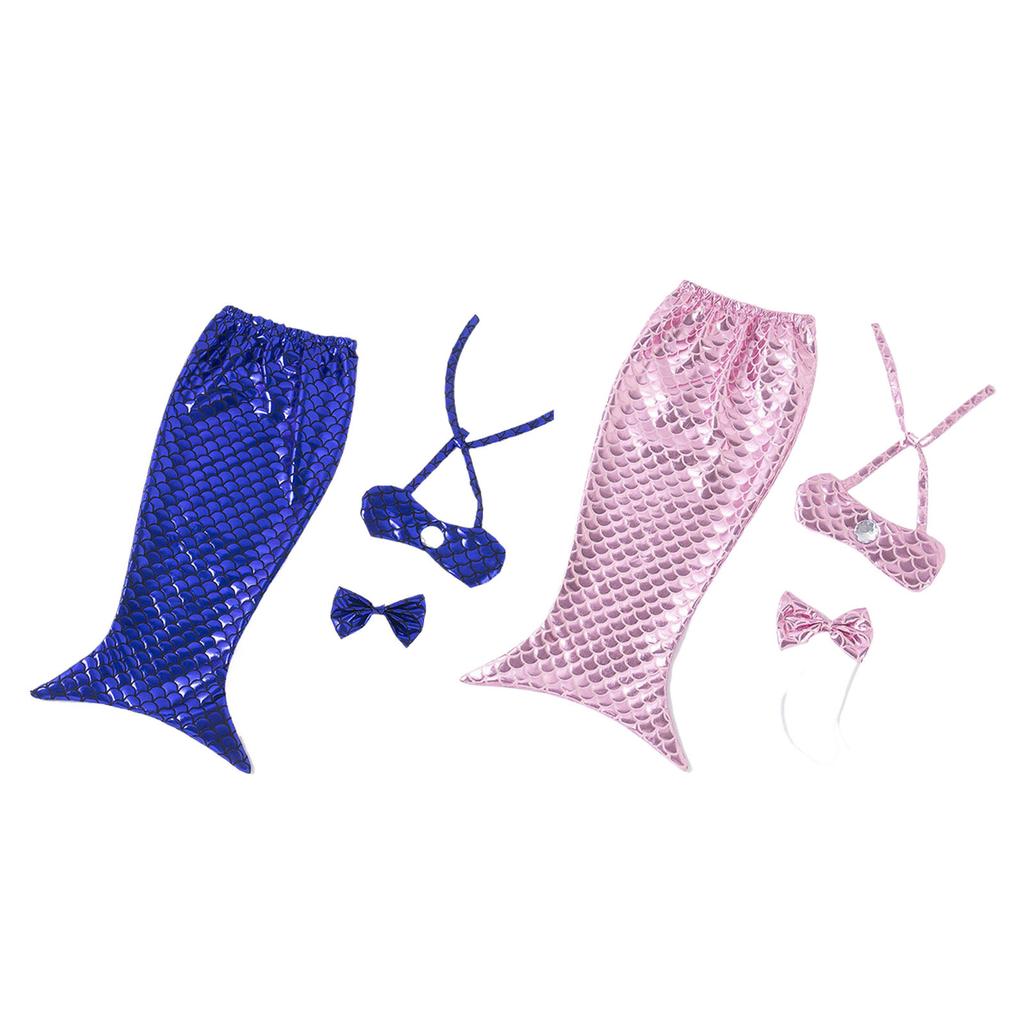 Lovely Puppy Beach Dress Skirt Scale Dress Mermaid Bowknot Beach Outfit Skirt Colorful Costume Pet Outfit Party