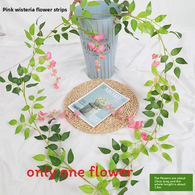 Wisteria Artificial Flowers For Garden Decor With Durable Plastic Vine For Indoor And Outdoor Use