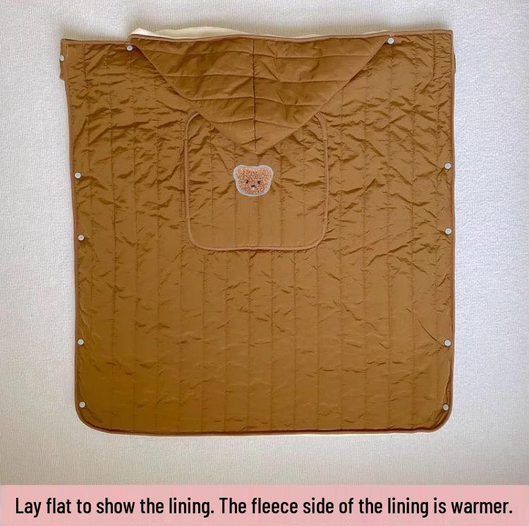 Windproof Stroller & Baby Carrier Blanket - Winter & Autumn Cloak