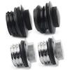 Motorcycle Left+Right Thread Flush Pop Up Gas Cap Vented Fuel Tank Cover For Harley Davidson Road King Softail Dyna