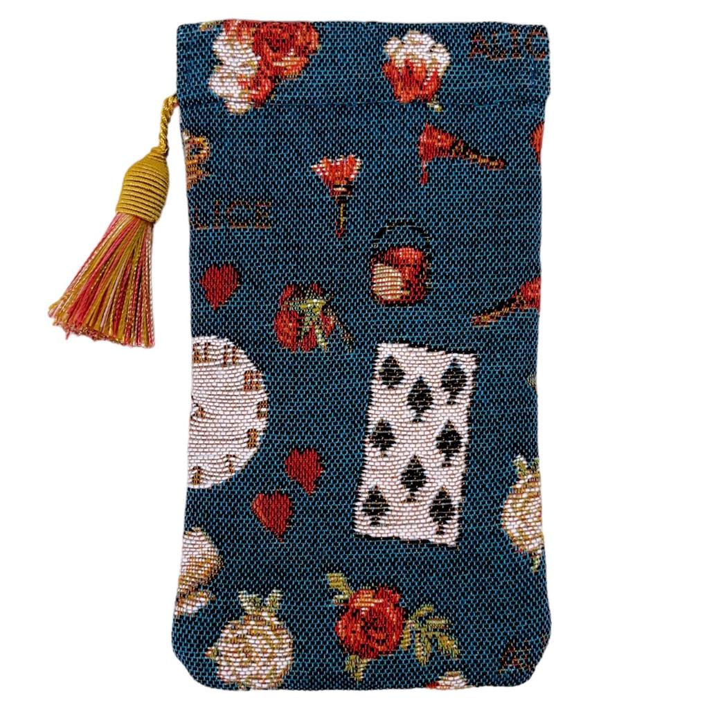 Glasses pouch Ballerina Made in Japan [Belle Blanche] - - Gobelin, (Alice Navy)