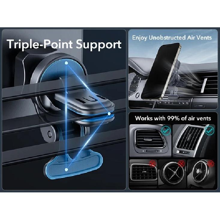 ESR for MagSafe Car Mount Charger 15W Dashboard Magnetic Wireless Car Charger for iPhone 17/16/15/14/13/12 Car Accessory