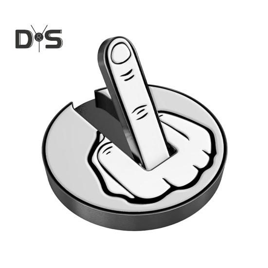 Golfballmarker mit Mittelfinger, mit magnetischem Hutclip, wasserdichtem Ballausrichtungswerkzeug, Golfzubehör für Golfliebhaber