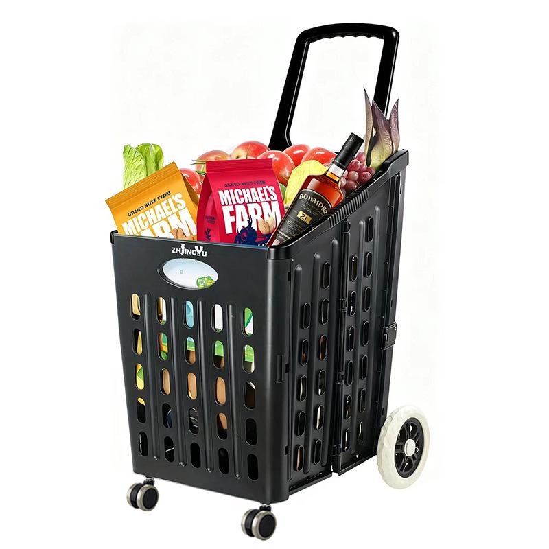 Foldable Large Capacity Shopping Cart with