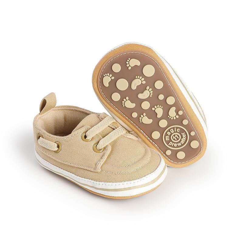 Non-Slip Canvas Slip-On Shoes for Babies 6-12 Months – Soft Sole, Stay-On Design for Boys and Girls