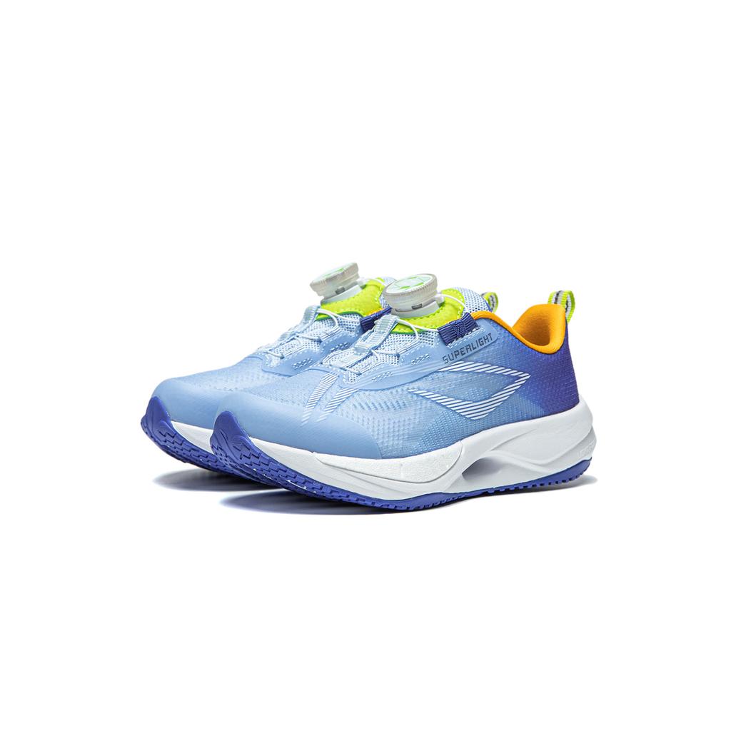 Li Ning Kinder Ultraleicht 21 Leicht Hoch Elastisch Langlebig Schnell Einfach An Aus Freizeit Schuhe Kinder Freizeitschuhe Eisflussblau Leuchtendblau YKAU008-3