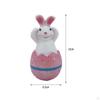 Adorable Easter Egg Bunny Decoration Statue for Garden Home Table Centerpiece