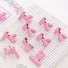 8PCS Binder Clips Round Tail Safety Design Metal Clips Stable Clamping Force Macaron Fresh Color Clips Rust Resistant Office School Supplies