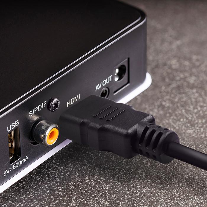 Qoltec Kabel HDMI v1.4 | Micro HDMI | High speed | 4K | 30Hz | GOLD | 3m
