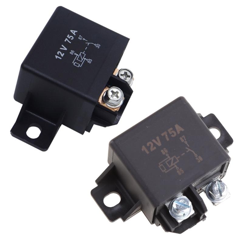Heavy 0332002168 75A 12V Forklift Excavator Start Relay Multipurpose Terminal Relay High Temperature Resistance Large Capacity Relays 5