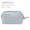 inBlooom Inkaraku Rectangular Pouch for Fabric Cosmetic Taiwanese Large Gusseted Storage Pouch Window Glass Women, Pouch, Merchandise, Capacity,