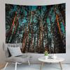 Nature Forest Tapestry Woodland Stream Tapestry Green Fresh Sunshine Tapestry Aesthetic Home Tapestries for Living Room Bedroom
