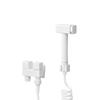 White Bathroom Bidet Sprayer Handheld Toilet Bidet Faucet Brass Hand Bidet Spraye Set Toilet Self Cleaning Shower Head