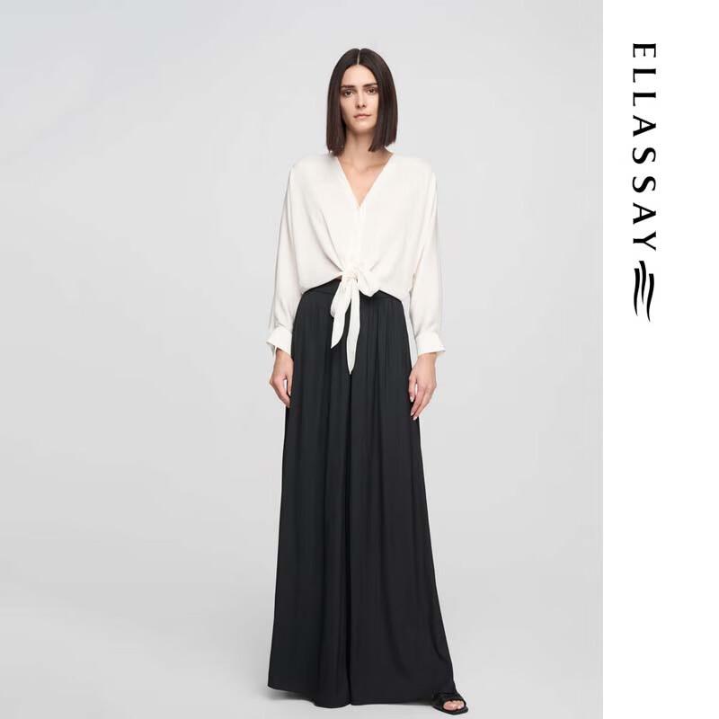 ELLASSAY Women's Versatile Wide Leg Trousers