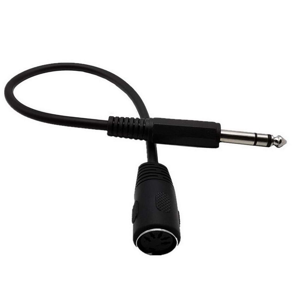 Rosebe MIDI DIN To Female Cable for MIDI XLR Microphone Rosebe DIN To Dual Male Microphone 30cm 5-Pin 5-Pin Keyboards, Cable, 6.35mm Cable,