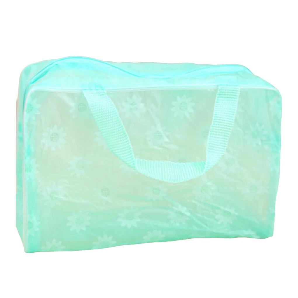 3PC Transparent Waterproof Portable Makeup Bag Toiletry Travel Makeup Cosmetic Wash Toothbrush Pouch Organizer Storage Bag