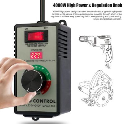 4000W HighPower Stepless Speed Controller Switch Portable Motor Controller Voltage Regulator Electric Governor for Angle Grinder