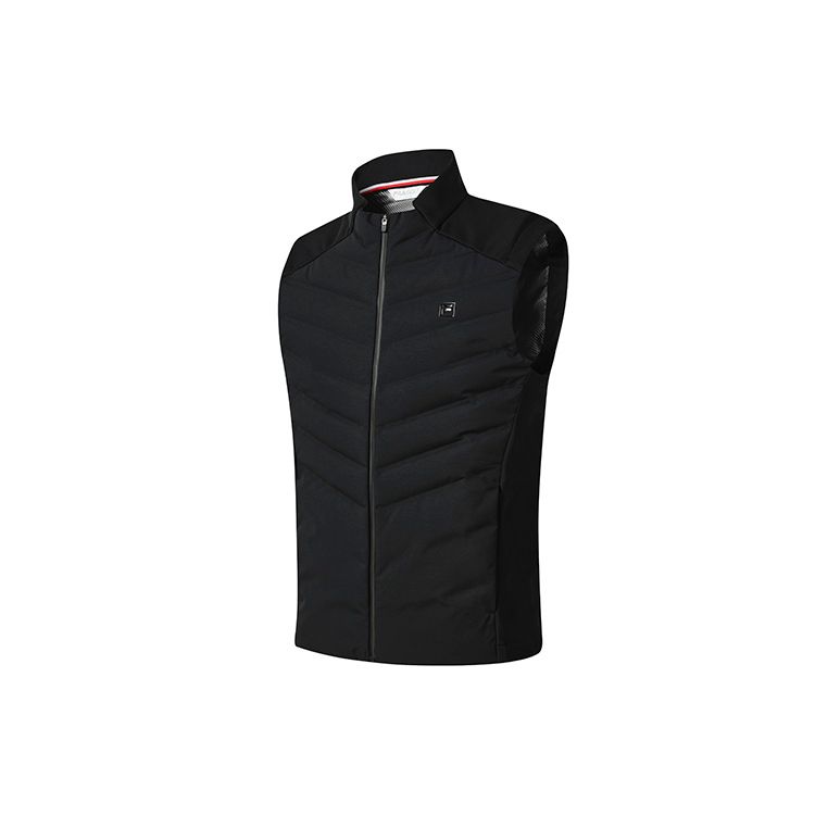 

FILA Solid Color Lightweight Down Sports Vest Men vest Deep-Black A11M245913FBK L