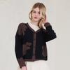 Lipbbam Organic Cotton Jacquard Cardigan Hk Lcs501 Bkbr 01
