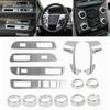 14pcs Full Interior Decoration Trim Kit Dash Cover Bezel for Ford F150 2013 2014
