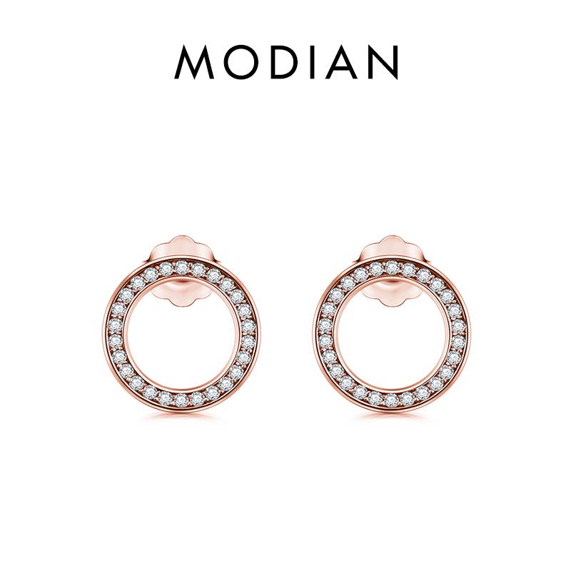 

Высокое качество, модные серьги из стерлингового серебра 925 пробы, роскошные серьги-гвоздики с кристаллами циркона для женщин, свадебные украшения розового золота