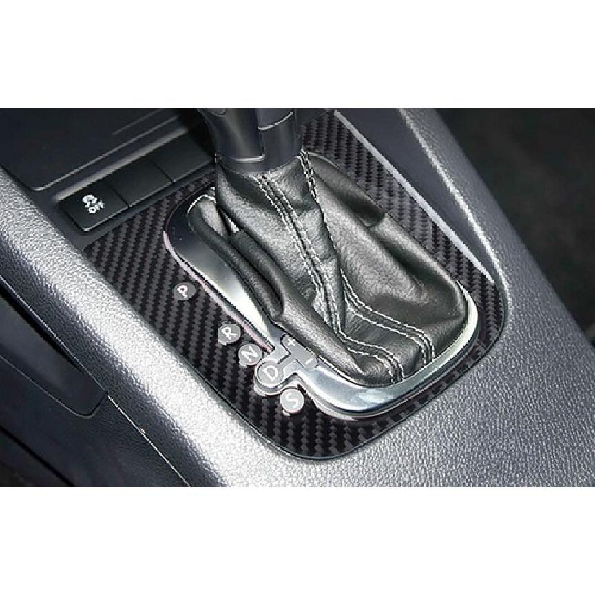 1Pcs Carbon Fiber Car Center Gear Shift Panel Cover For VW Golf 6 LHD 08 10 12