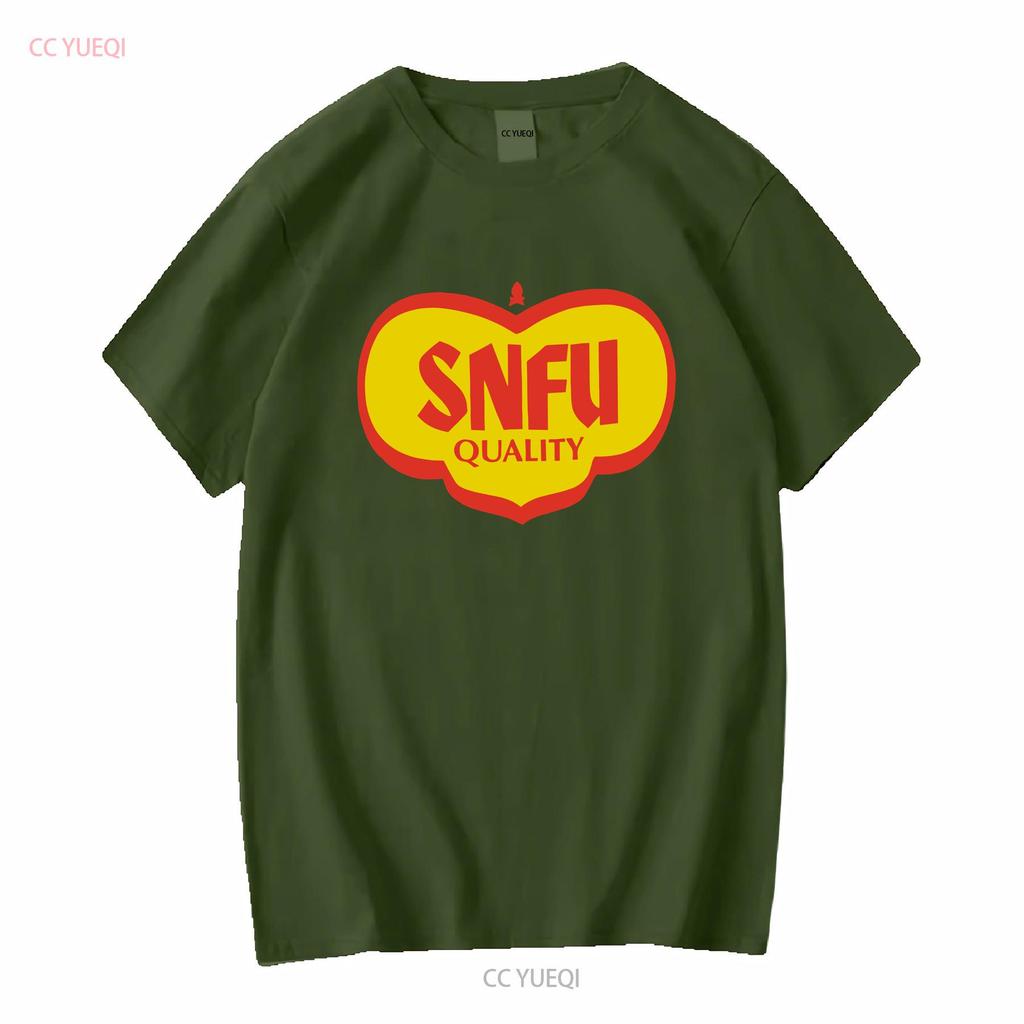 Snfu tourt um die Welt und anderswo Hardcore-Punk 80er Remake Shirt TE2506 lange Ärmel Vintage Gewaschen Stilvoll