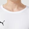Puma Ss24 Solid Color Fitness Fashion Breathable Casual Round Neck Sports Short Sleeve T-Shirt Men Tops White 706132-04