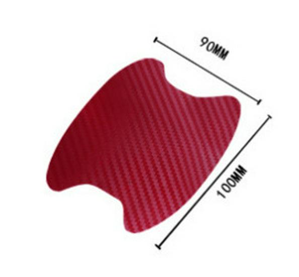 

3D-наклейки на дверные ручки автомобиля из углеродного волокна (4-Pack) - Устойчивый к царапинам, устойчивый к царапинам, 9x10 см.