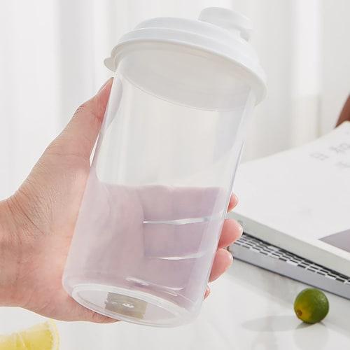 Freezable Water Bottle - Motivational Water - Portable Leakproof Sports Water Bottle with Wide Mouth and Fast Flow Lid for Drinking, Juices, and Smoot