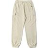 Vans Simple Versatile Lace-Up Mid-Rise Solid Color Cuffed Casual Pants Women Bottoms Off-White VN000GRJDJR
