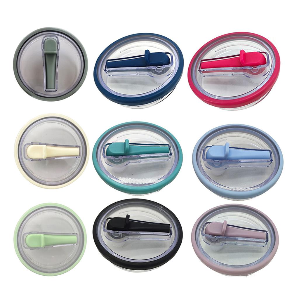 40 Oz Tumbler Flip Straw Lid Replacement Fit For Stanley Quencher Spill Proof Splash Resistant Tumbler Lids Reusable Straw Cap