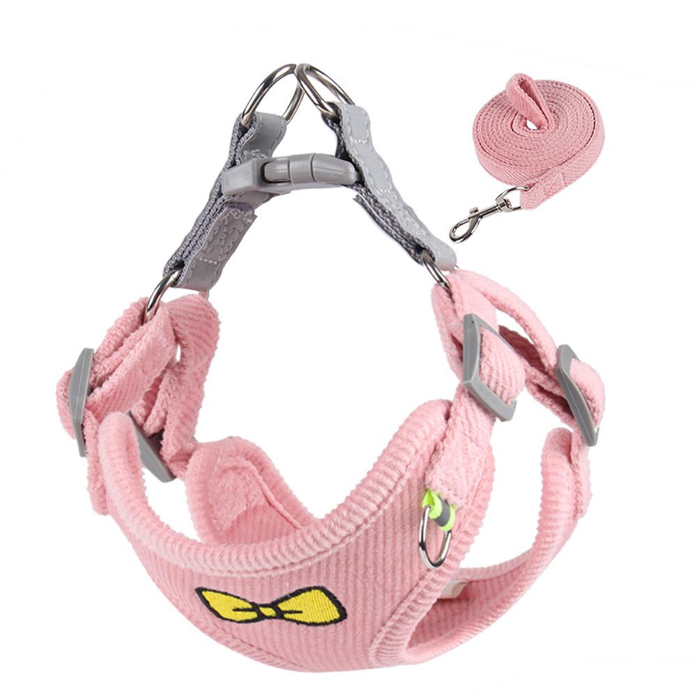 

Pet Harness For Small Dogs Breathable Chest Vest With Adjustable Leash For Walking And Training M