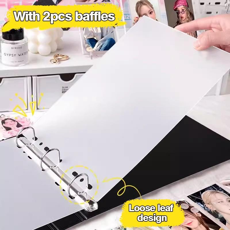 Kpop Photocards Holder Binder Photocard Display Kpop Cards Colelct Book Photo Albums 10/30/50 Pages 7/8 Pocket Pages