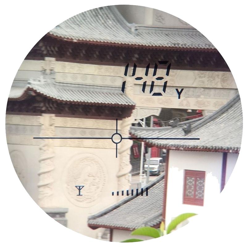 Visionking Hunting 6x25 Laser Rangefinder 600m Distance Meter Mersured with Flag-Lock Golf Telemeter Bak4 Roof Monocular Survey