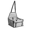 Pet Car Seat Waterproof Breathable Prevent Slip Adjustable Straps Dog Car Basket with Safety Leash for Puppy Cat