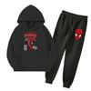 Kids Hoodie and Sweatpants Set Graphic Print with Pockets for Boys and Girls