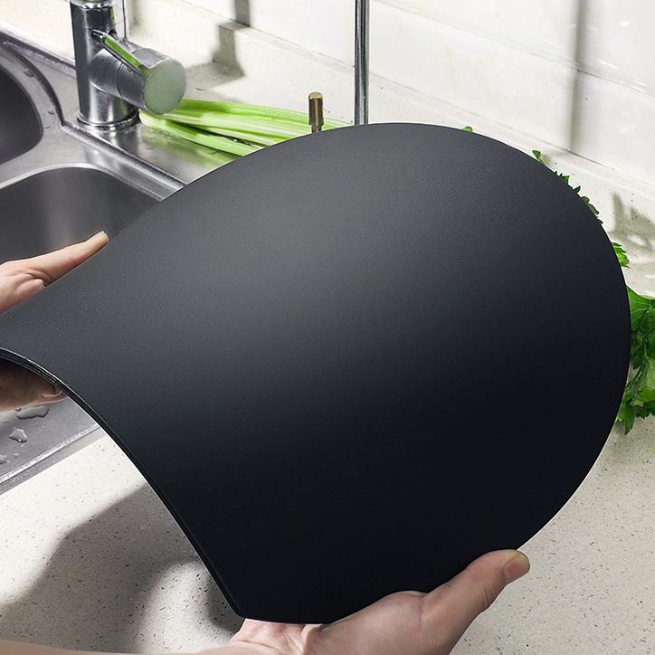 TPU Food Grade D-type Chopping Board Anti-mould and Antibacterial Double-sided Available Heat-resistant Dishwasher Safe Kitchen Chopping Boards