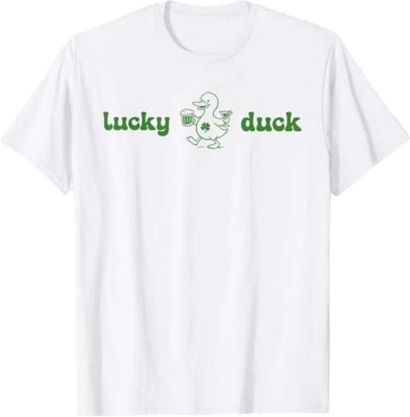 Funny Lucky Duck St Patricks Day Irish Baby T-Shirt M