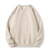 Women's College Style Embroidered Logo Plus Velvet Sweatshirt