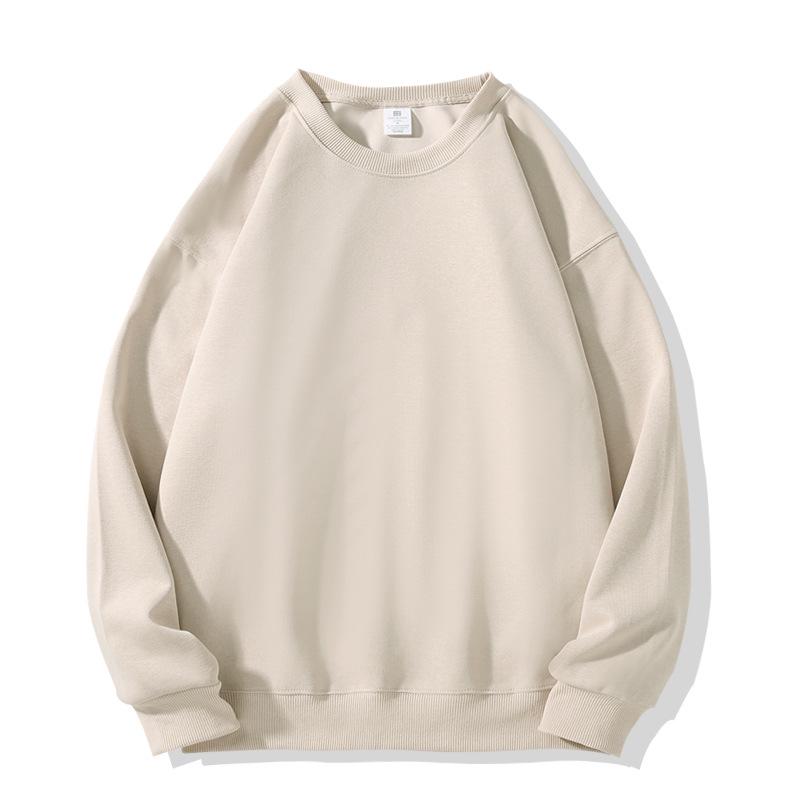 Women's College Style Embroidered Logo Plus Velvet Sweatshirt