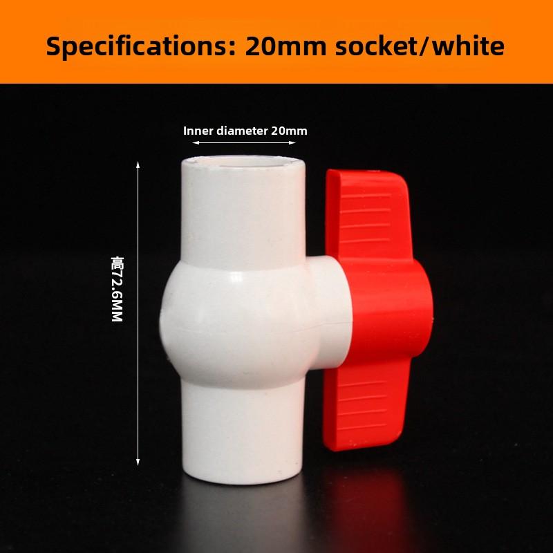 20~50mm Rura PVC Trójnik Kolanko Złączka Krzyżak Złącze Rury Wodnej do Nawadniania Ogrodu Akwarium Zawór Kulowy do Kontroli Wody