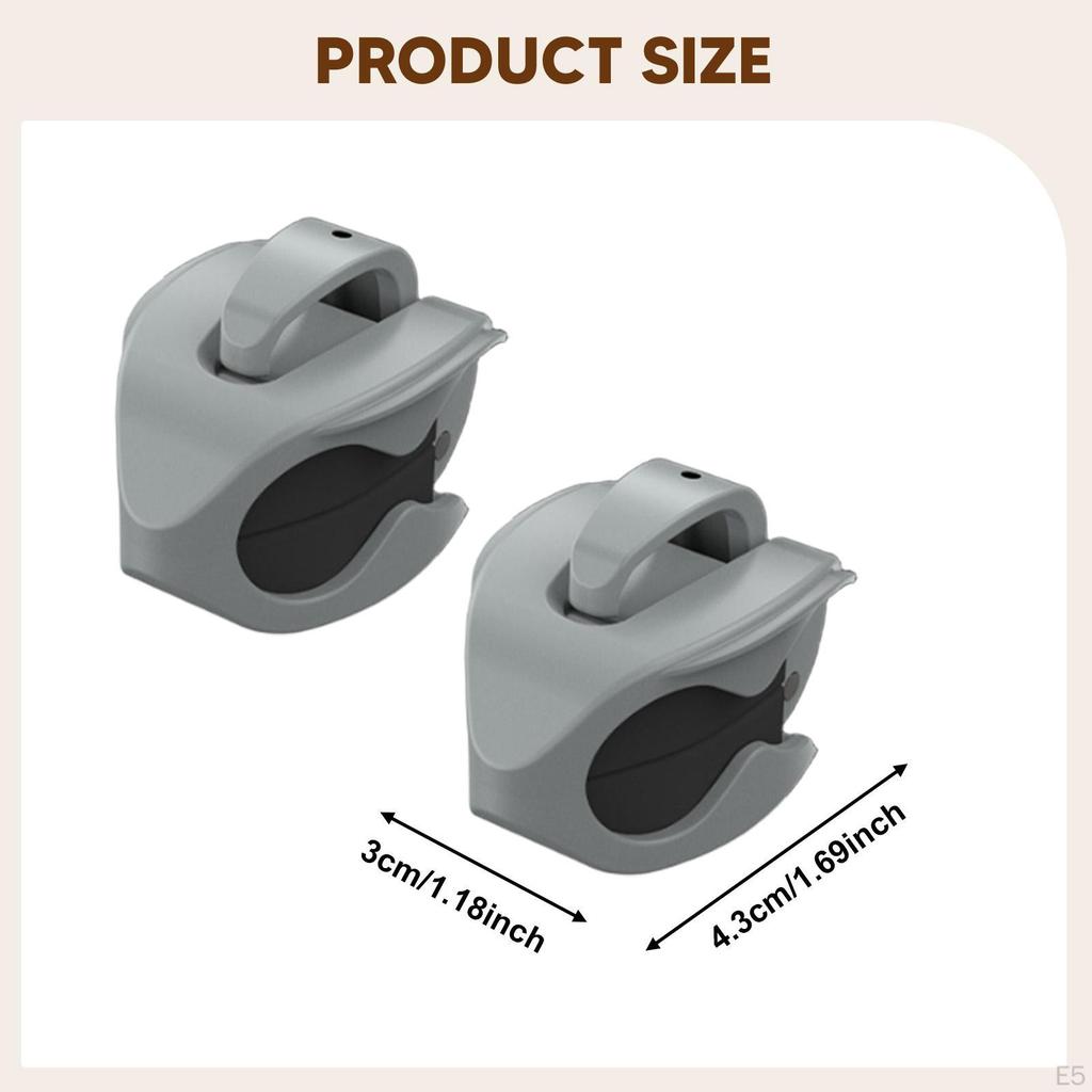 2 Fishing Rod Clamps, Beach Holders, Practical And Portable Clamps.