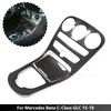 2 st/set Bil Mittkonsol Växelväljare Panel Cover Trim Kolfiber Mittkonsol Ram Klistermärke För Mercedes Benz C GLC 15-18