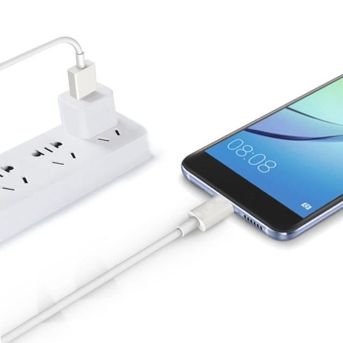 Câble Chargeur USB Type C - 2M Blanc