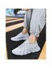 Men's Autumn Breathable Mesh Sneakers Trendy Lightweight Knitted Running Shoes Casual Sports Walking Footwear