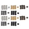 100pcs 5mm Mini Snap Buttons Fasteners 5 Colors Rust Prevention Light Weight Miniature Snap Buttons Doll for Women Men